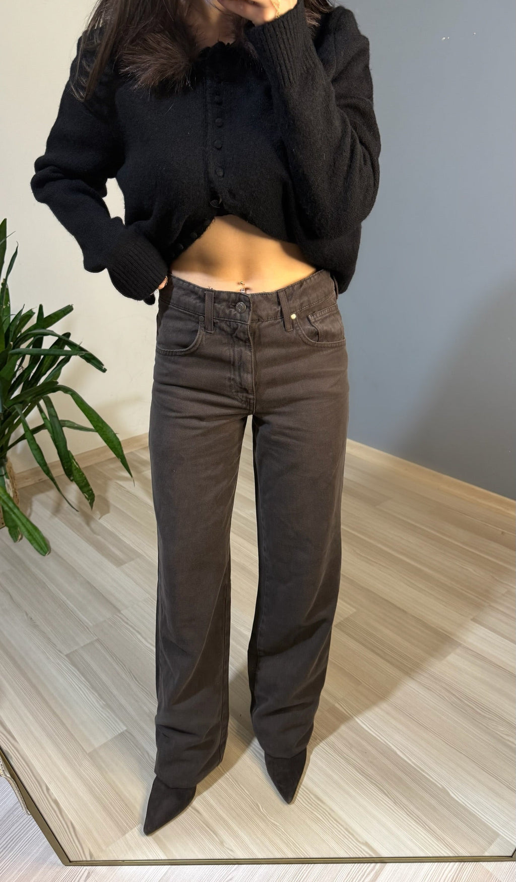 Mng Koyu kahve premium jean