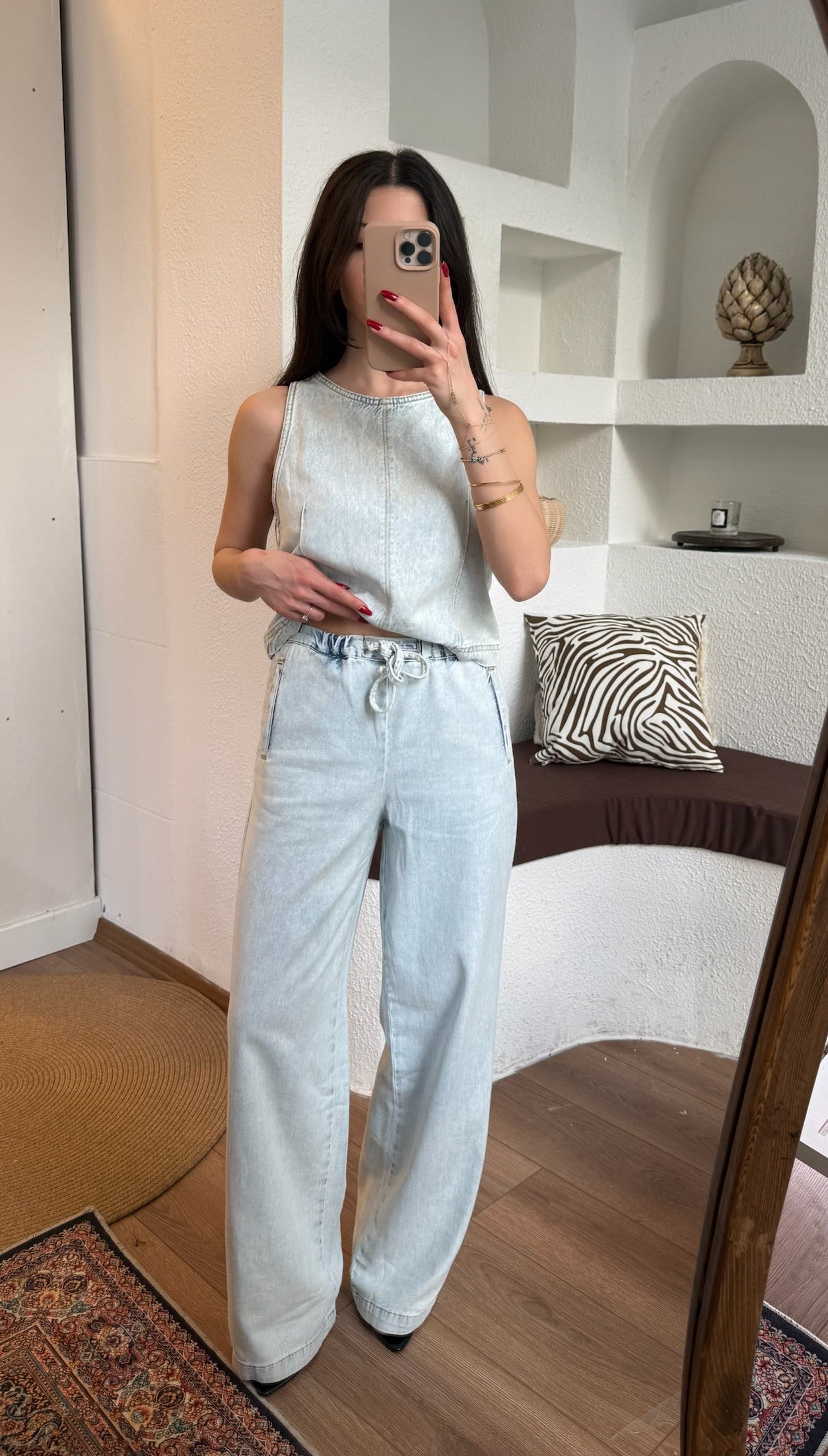 Zra tensel denim takım