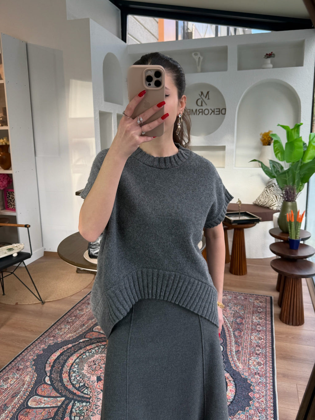 Verev triko gri süveter