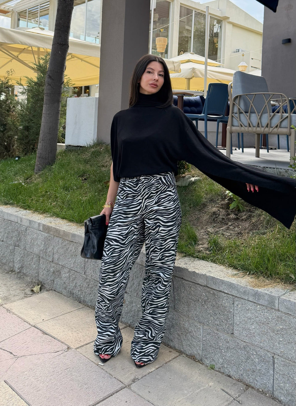 Zebra Desen Jean