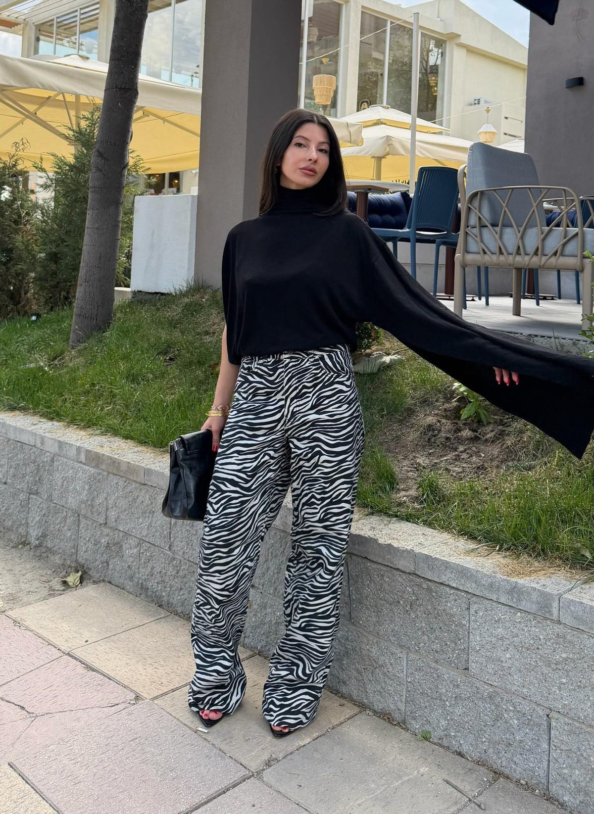 Zebra Desen Jean