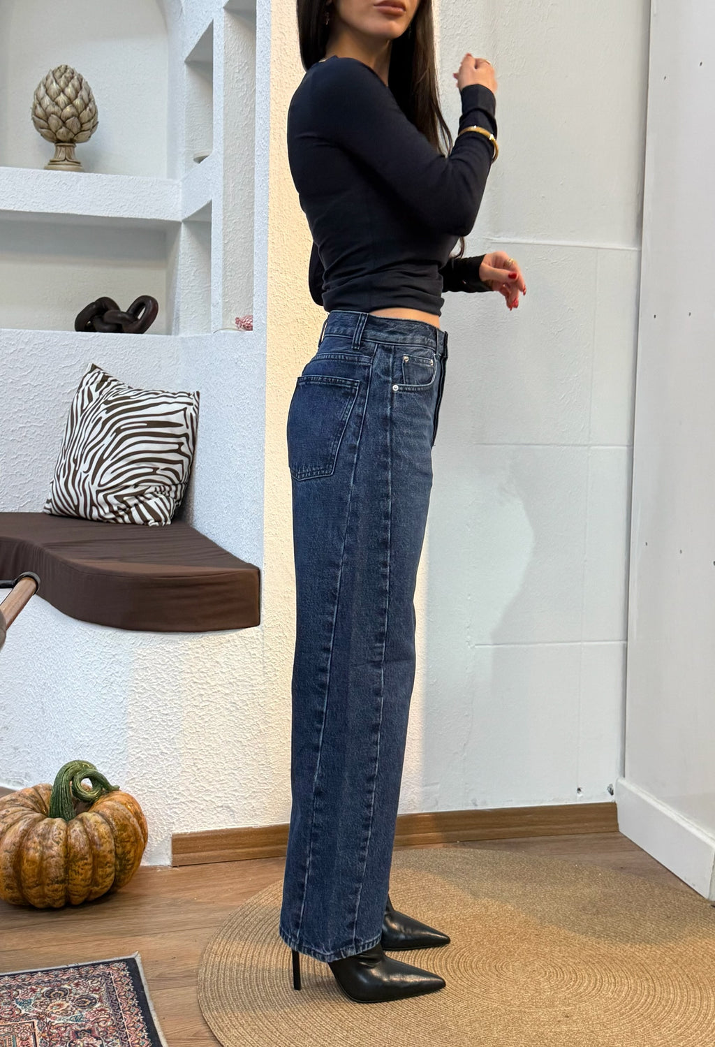 Mdwl barrel-leg jean