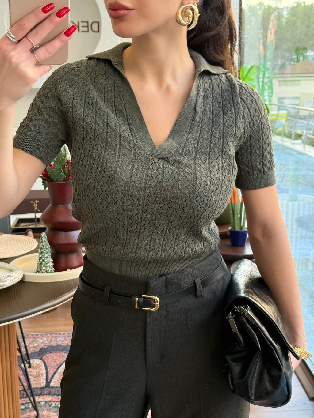 Zra Polo v yaka triko tişört