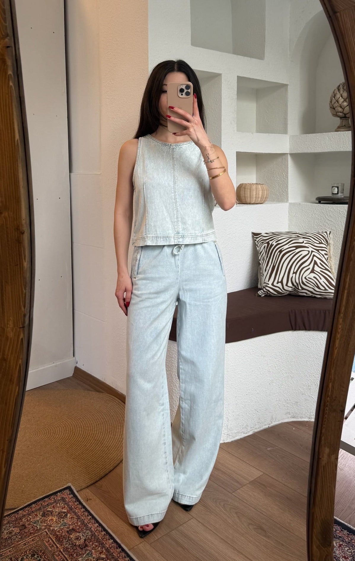 Zra tensel denim takım