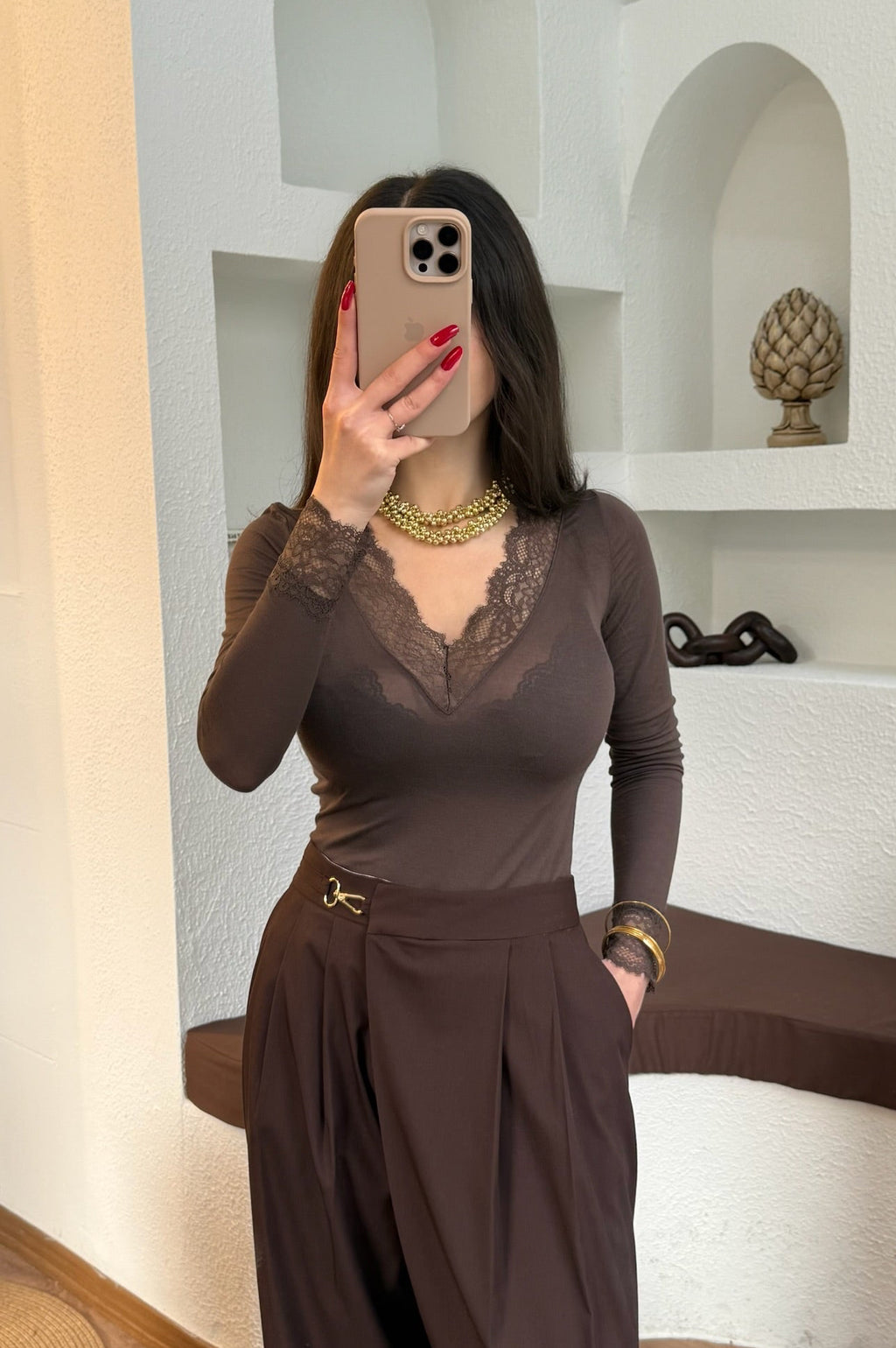 İntms Kaşmir transparan bluz