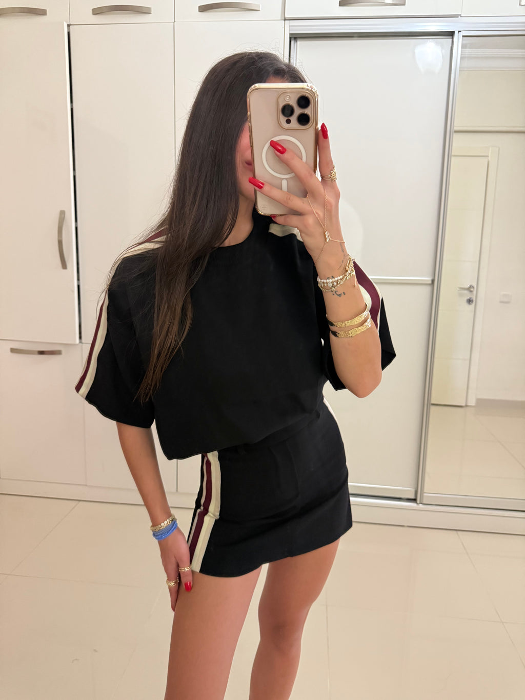 Şort etek & Bluz Takım