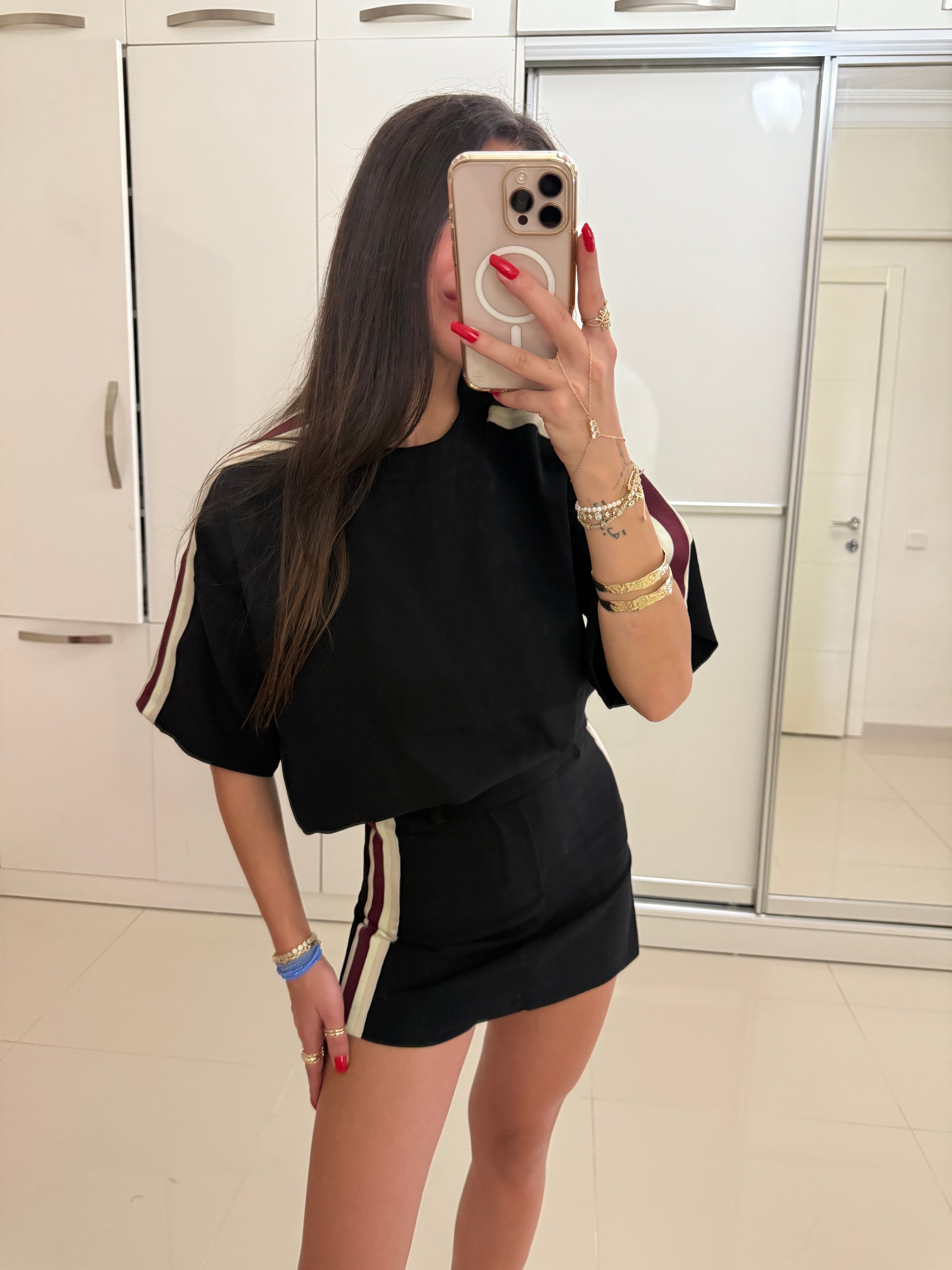 Şort etek & Bluz Takım