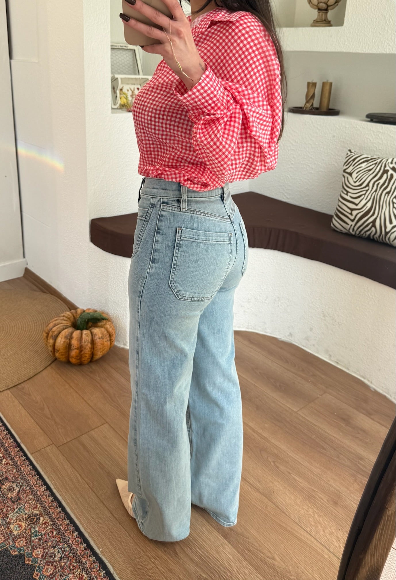 Frame ön cepli likralı jean