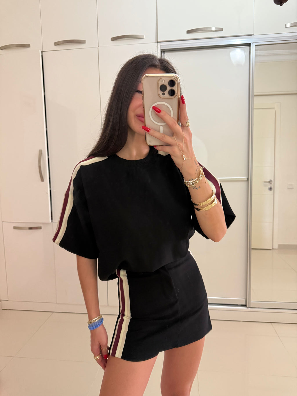 Şort etek & Bluz Takım