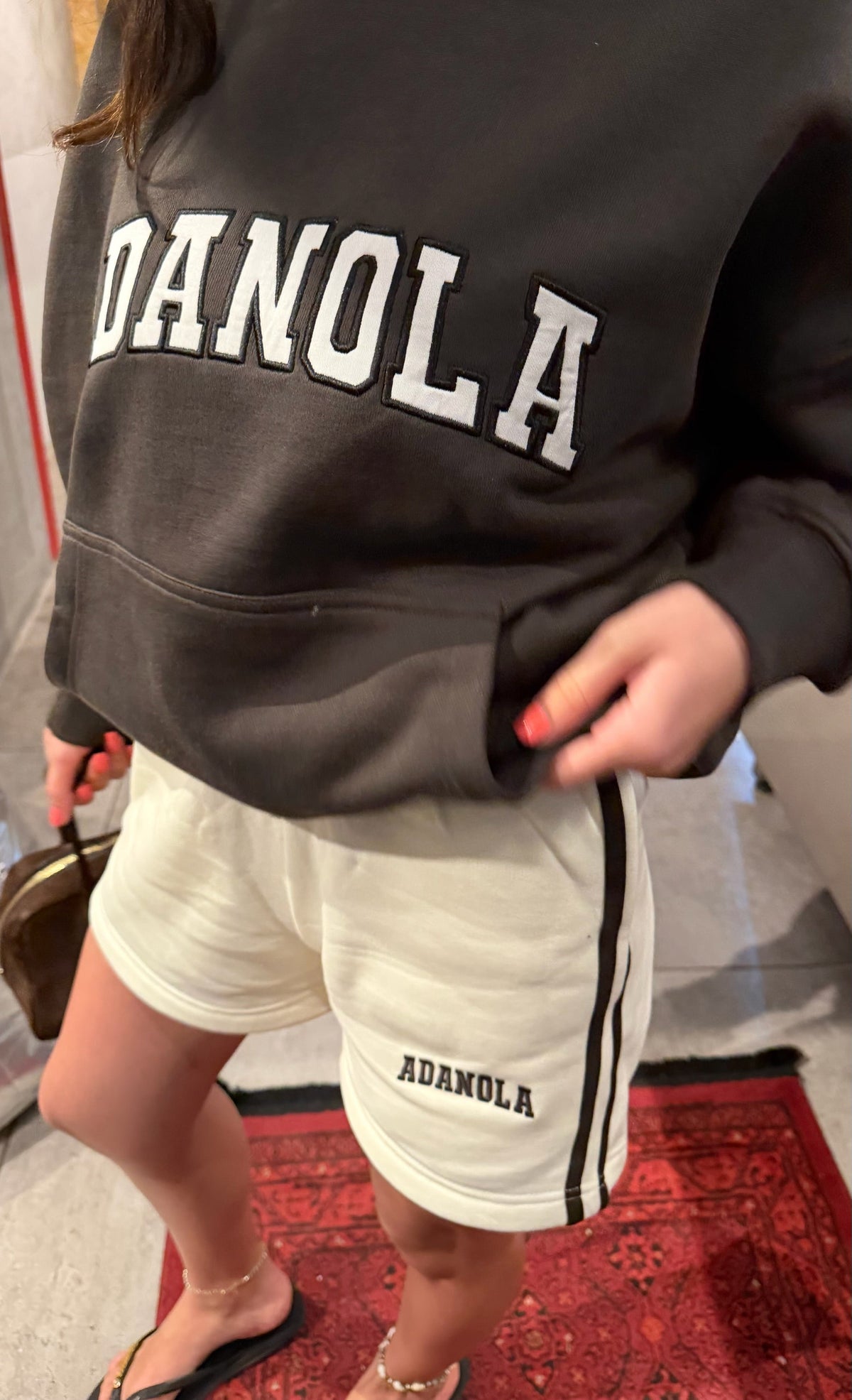 Adanola yan şeritli şort