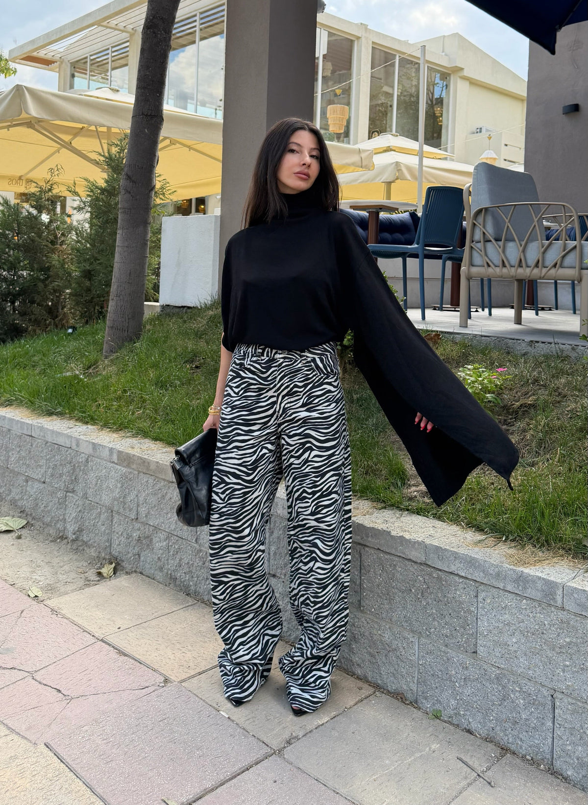 Zebra Desen Jean