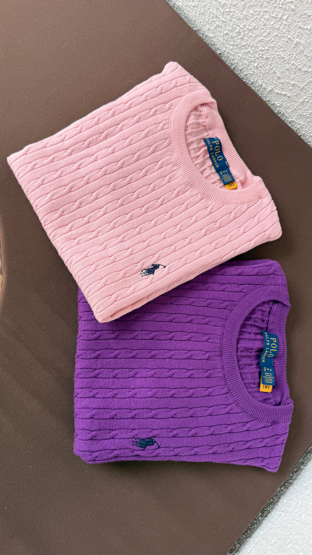 Rlph pembe bisiklet yaka triko tişört