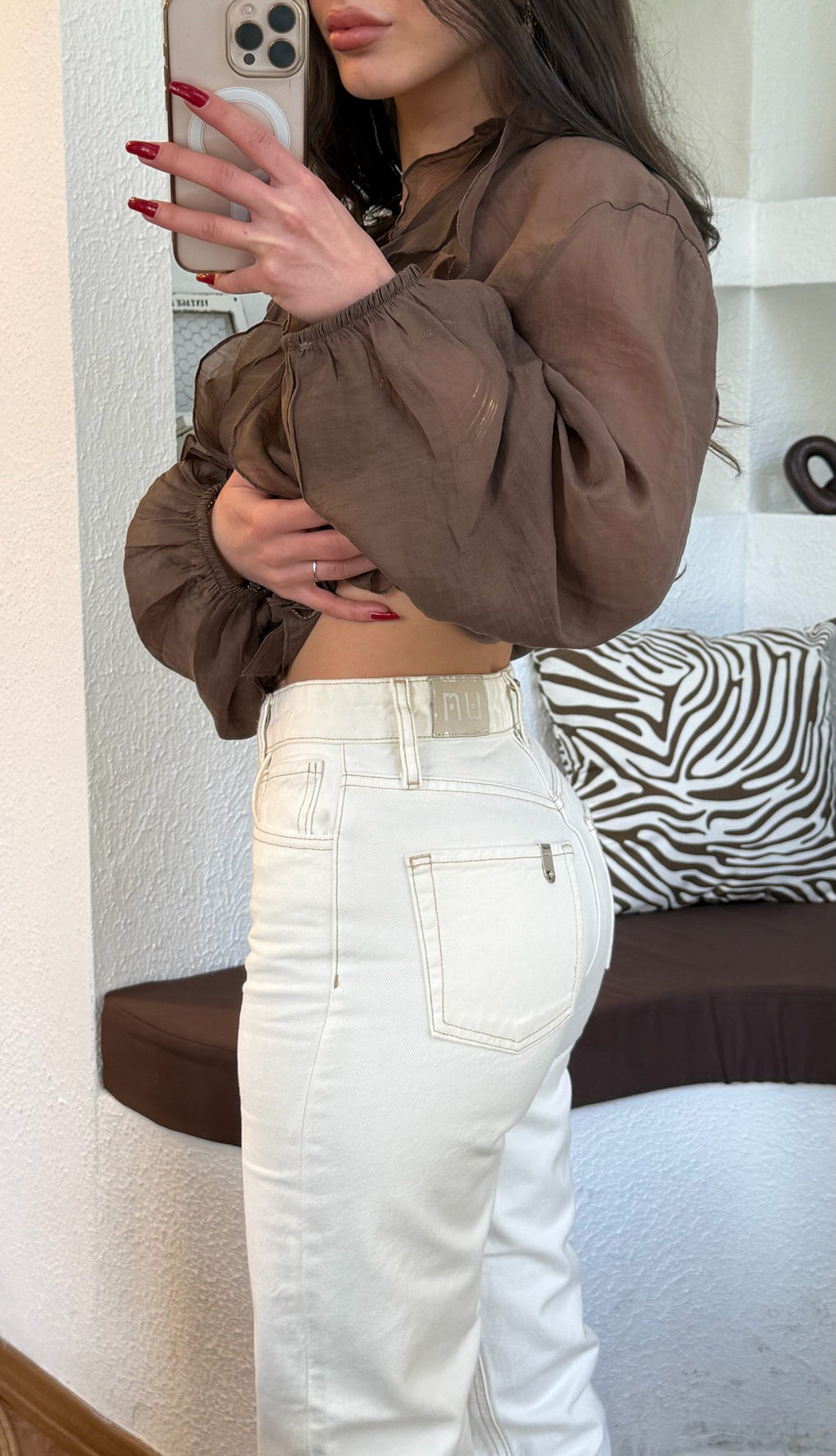 Lj beyaz jean