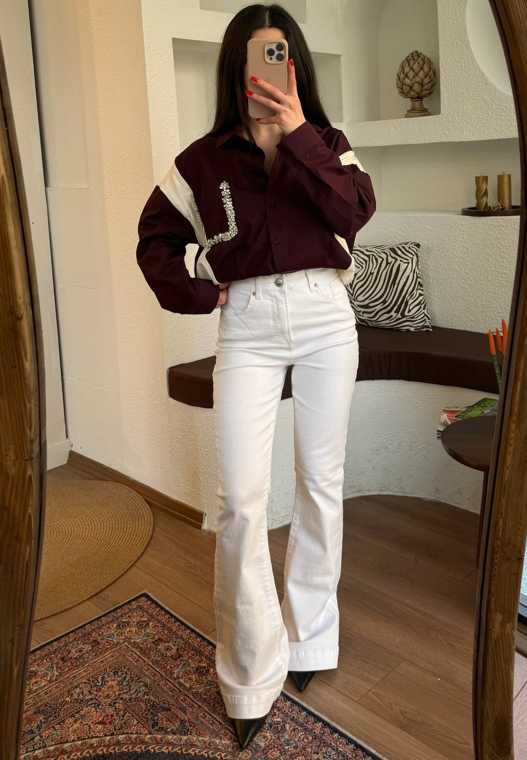 R.İ. Flare model likralı jean