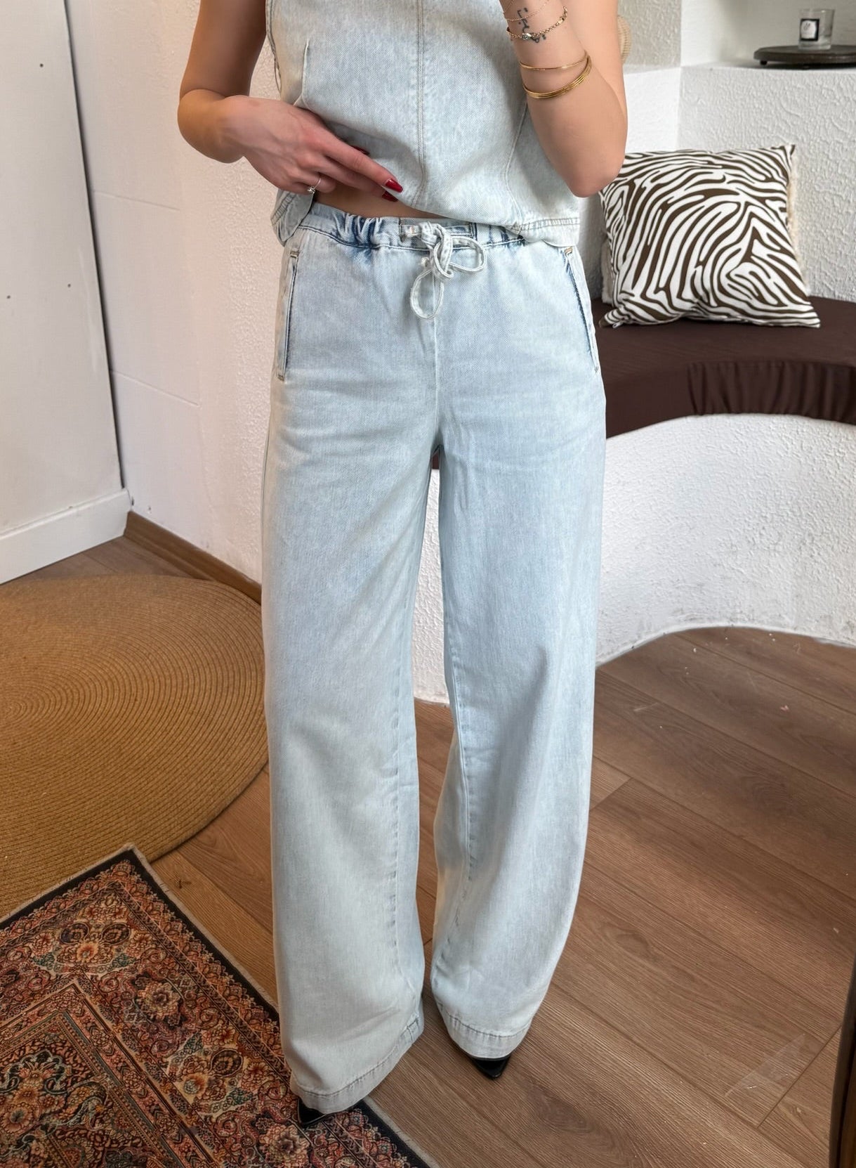 Zra tensel denim takım