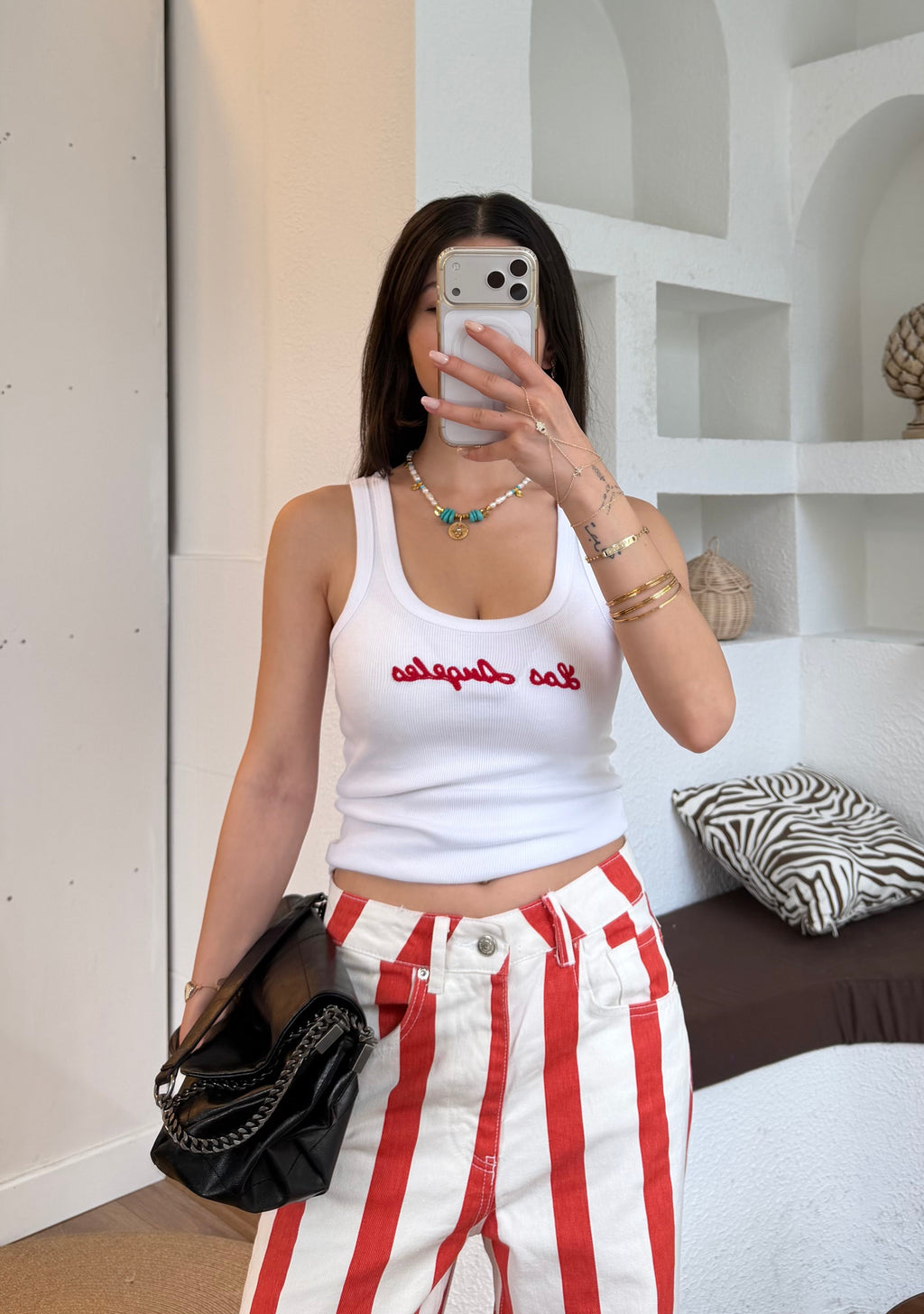 Los angeles dikişli atlet