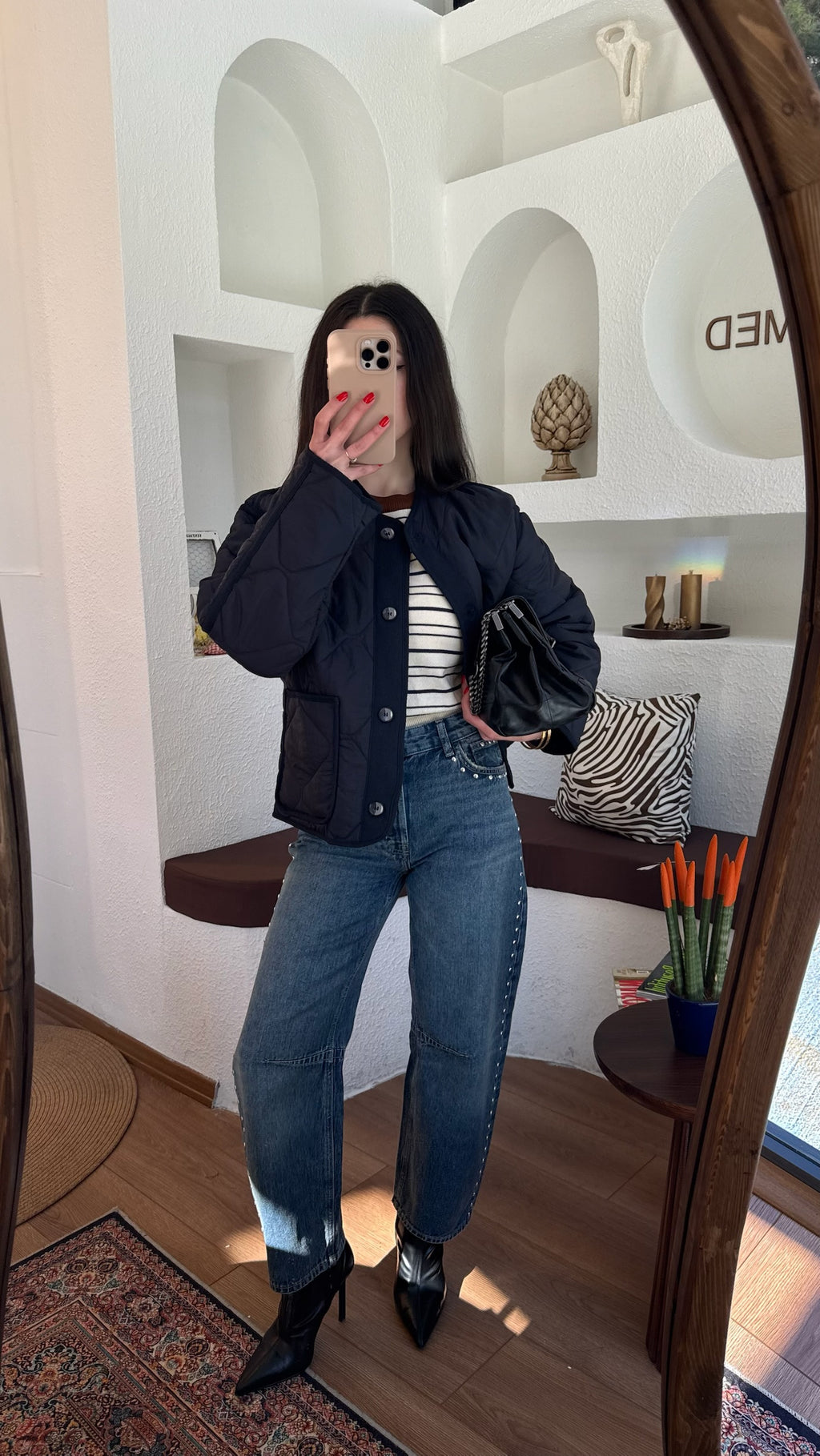 Zra kapitone laci ceket
