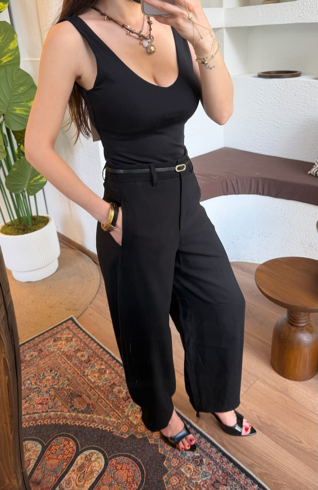 Resrvd siyah pantolon