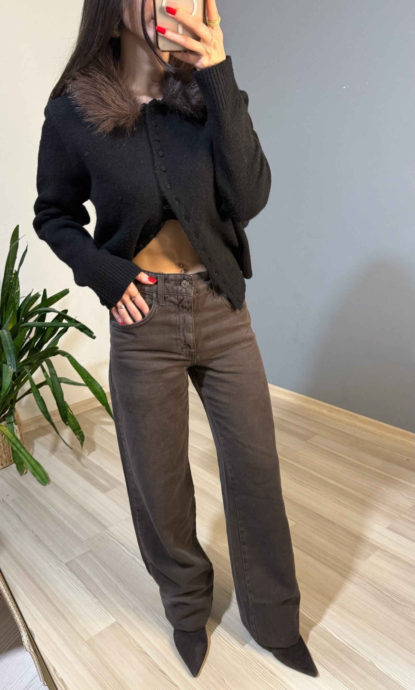 Mng Koyu kahve premium jean