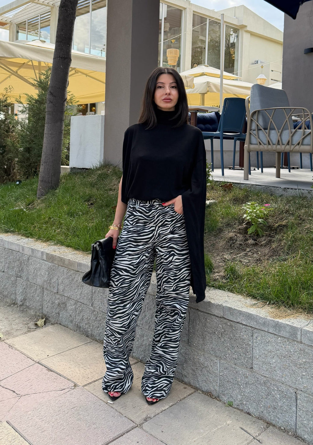 Zebra Desen Jean