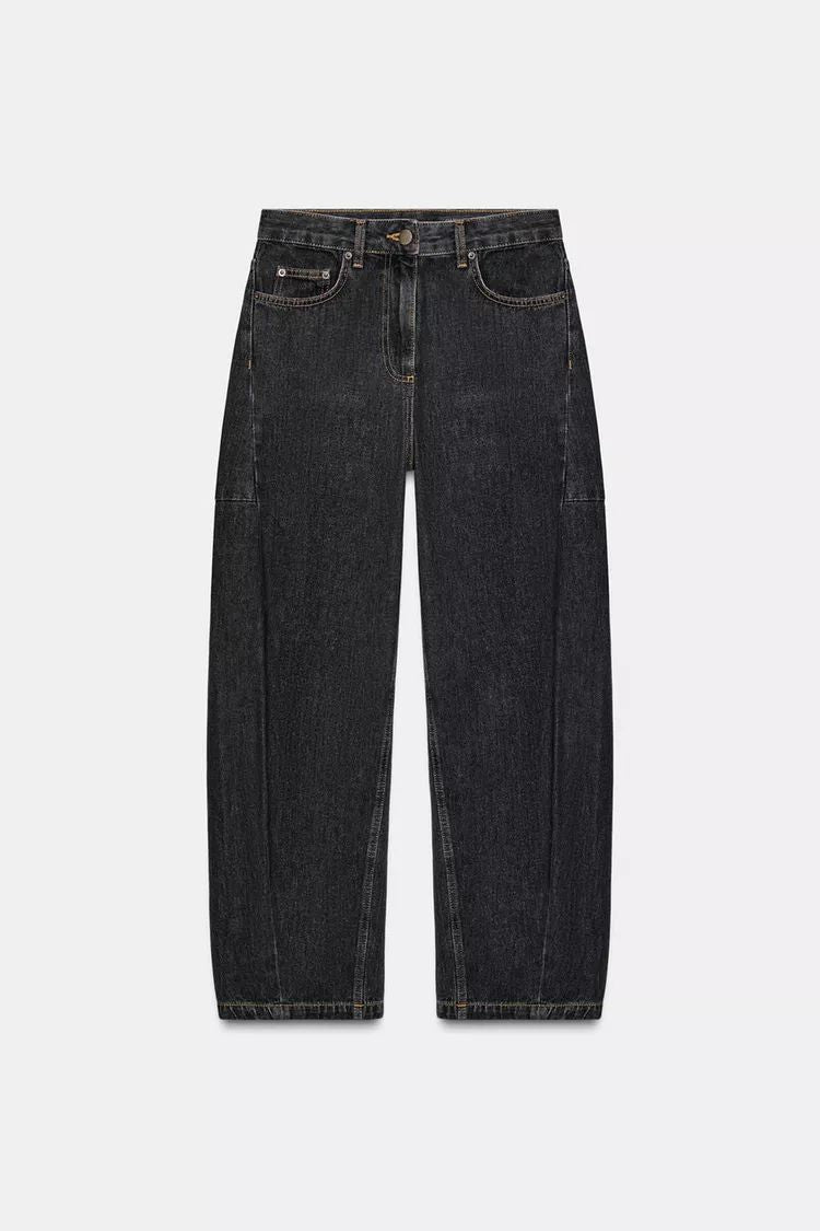 Zra barrel jean